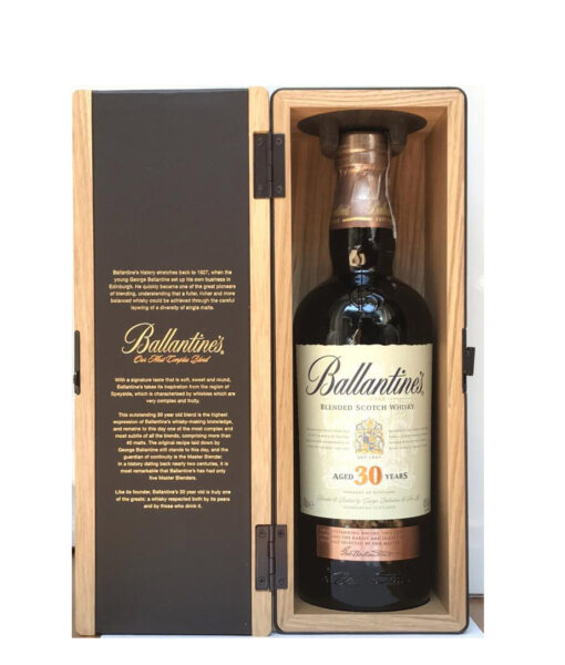 Ballantines 30yo 07l 40 drevena GB 3