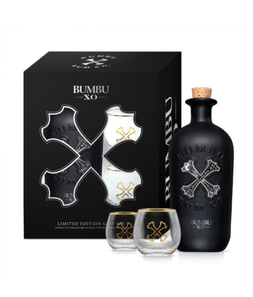 Bumbu XO Rum 40 07l 2 pohare