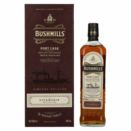 Bushmills Port Cask Reserve The Steamship Collection 40 07l GB