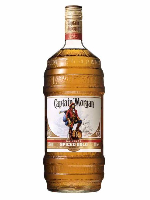 Captain Morgan Spiced Gold Barrel Bottle 1.5l 35