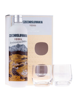 Czechoslovakia Vodka 40 07l 2 pohar