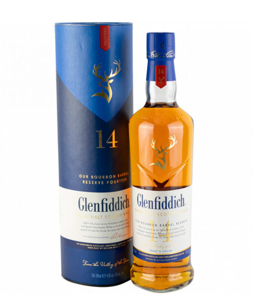 Glenfiddich 14 years Bourbon Barrel Reserve 43 07l GB