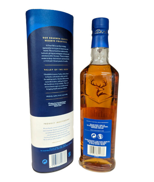 Glenfiddich 14 years Bourbon Barrel Reserve 43 07l GB back