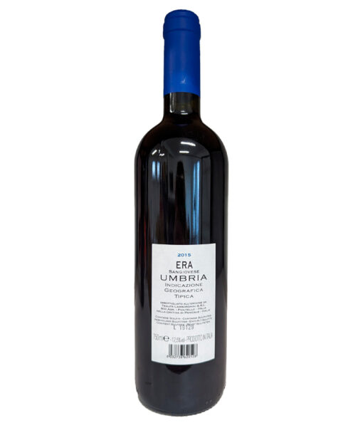 Lamborghini Era Sangiovese 2015 Umbria Rosso IGT 075l 125 back