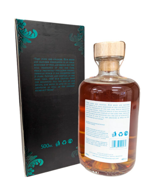 Rum Labourdonnais Gentleman Single Cask Batches 05l 45 GB back