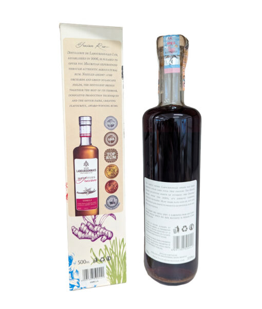 Rum Labourdonnais Liqueur Vanilla 05l 375 GB back