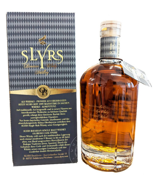 SLYRS Single Malt Whisky Oloroso Cask Finish 46 07l GB back