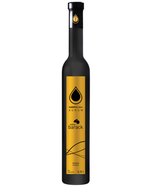 Sargabarack palinka AURUM 2018 035l 40 Marhulovica