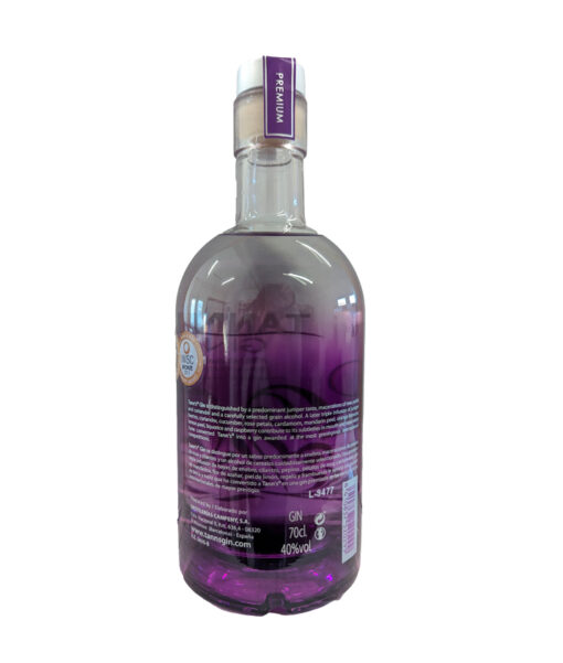 Tanns Gin Premium 40 07l back