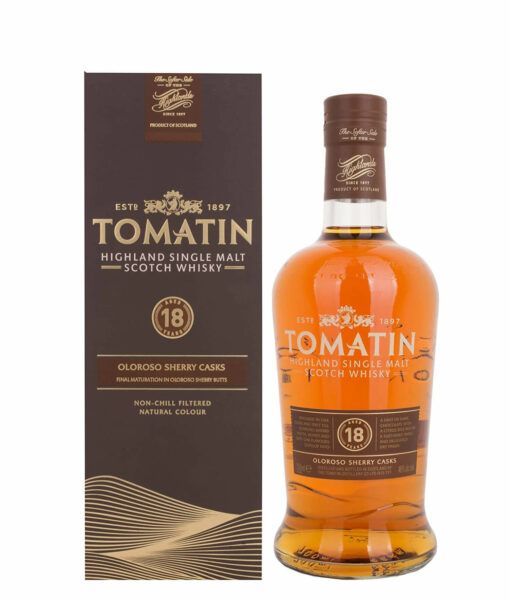 Tomatin 18 years Old Oloroso Sherry Casks 46 07l GB