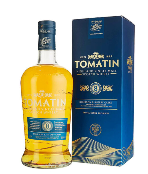 Tomatin 8 Years Old Bourbon Sherry Casks 40 1l GB