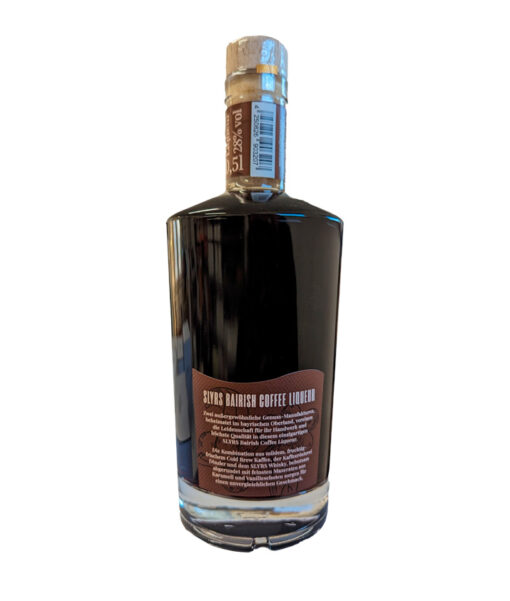 SLYRS Bairish Coffee Liqueur 28 05l back